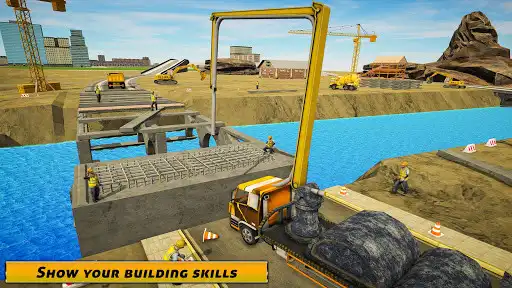 Play City Bridge Builder: Flyover Construction Game  and enjoy City Bridge Builder: Flyover Construction Game with UptoPlay