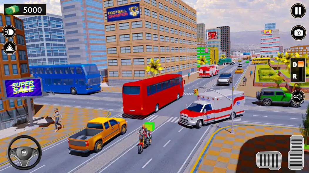 Play City Bus Driving 3D- Bus Games as an online game City Bus Driving 3D- Bus Games with UptoPlay
