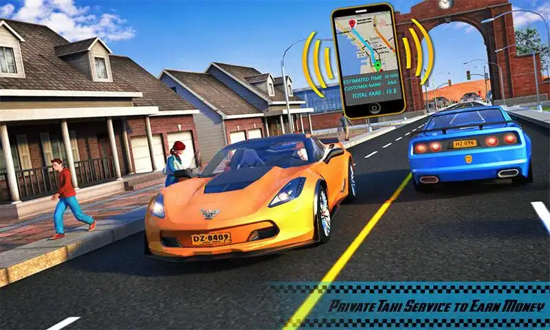 Play City Cab Driver Car Taxi Games as an online game City Cab Driver Car Taxi Games with UptoPlay