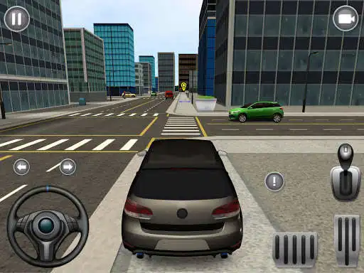Play City Car Driving and Parking Test Simulator as an online game City Car Driving and Parking Test Simulator with UptoPlay