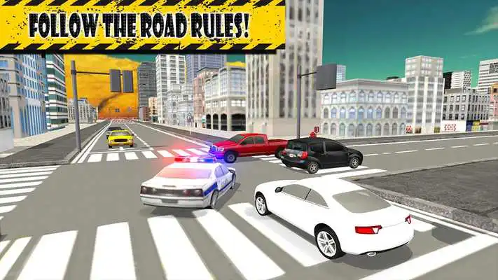 Play City Car Driving School racing simulator game free