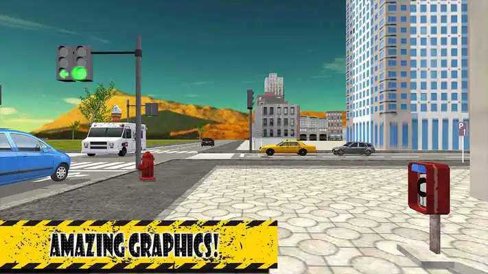 Play City Car Driving School racing simulator game free