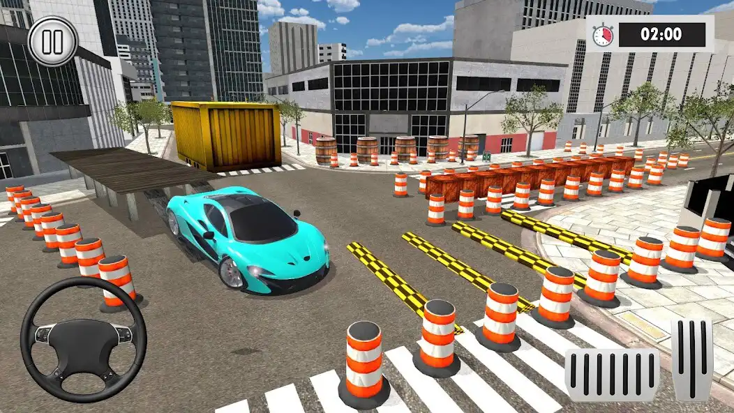 Play City Car Parking 3d Car Games as an online game City Car Parking 3d Car Games with UptoPlay