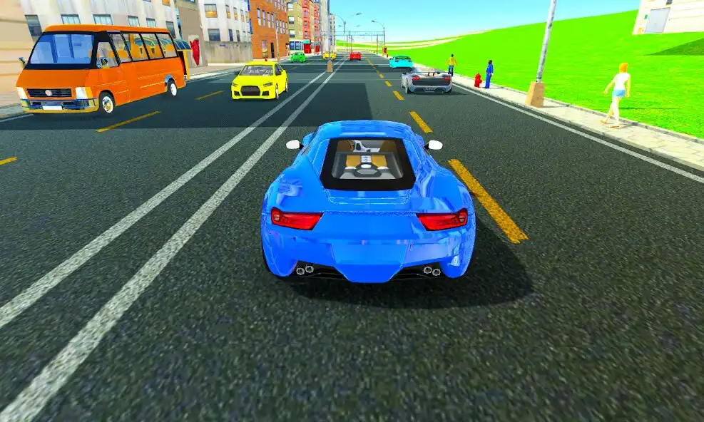 Play City Car Racing Driving Games as an online game City Car Racing Driving Games with UptoPlay