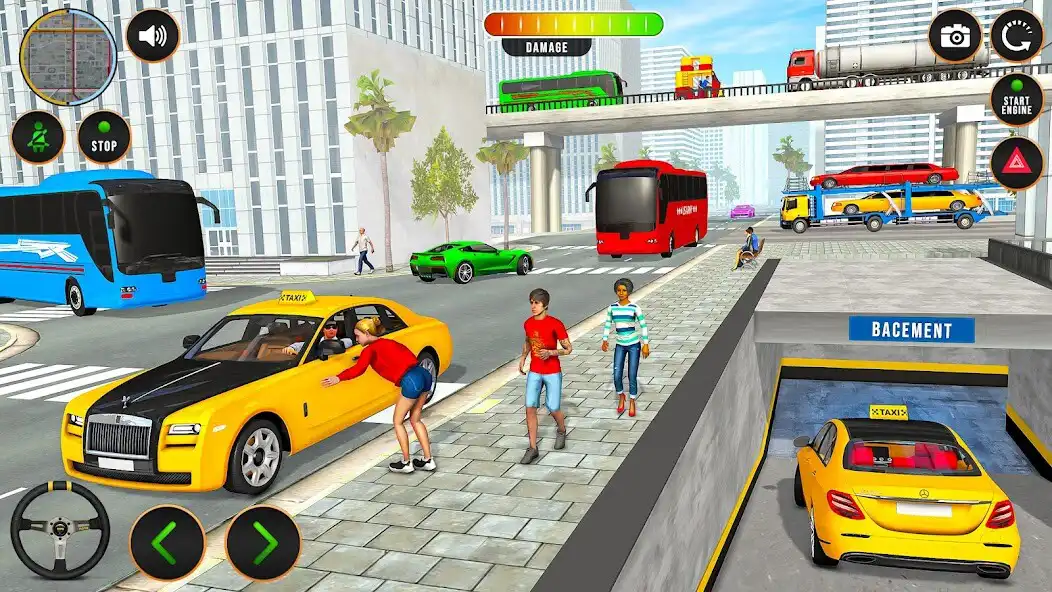 Play City Car Taxi Driving Games  and enjoy City Car Taxi Driving Games with UptoPlay