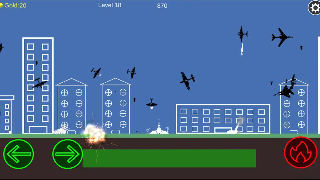 Play City Defence Artillery as an online game City Defence Artillery with UptoPlay