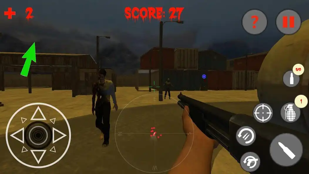 Play City Destroyed Zombies Shooting Game as an online game City Destroyed Zombies Shooting Game with UptoPlay