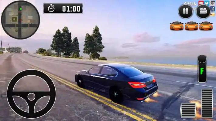 Play City Driving Honda Car Simulator