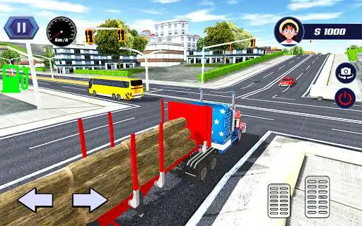 Play City Driving Truck Simulator 3D as an online game City Driving Truck Simulator 3D with UptoPlay