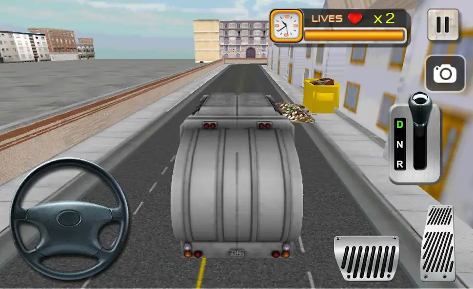 Play City Garbage Cleaner Truck 3D as an online game City Garbage Cleaner Truck 3D with UptoPlay