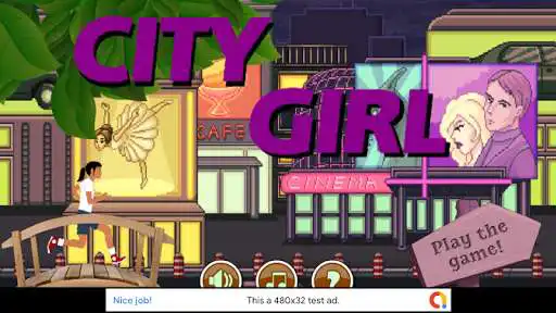 Play City Girl  -  Jump & Run Game (free) as an online game City Girl  -  Jump & Run Game (free) with UptoPlay