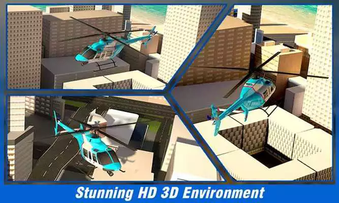 Play City Helicopter Flight Sim 3D