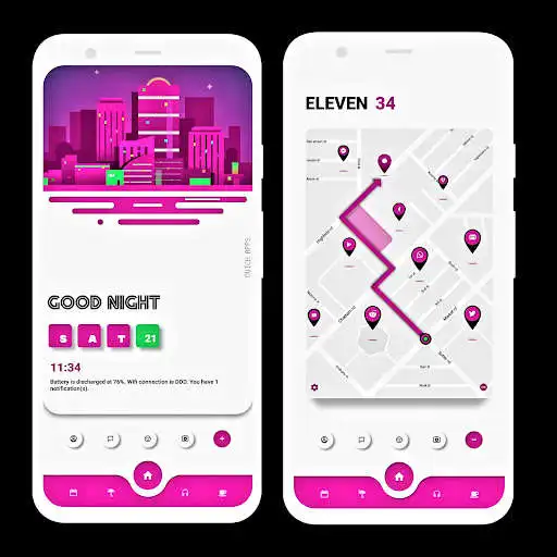 Play City Illustration KLWP theme  and enjoy City Illustration KLWP theme with UptoPlay