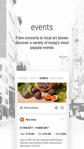 Play APK CityNabz Events  and enjoy CityNabz Events with UptoPlay com.ogmainc.bunber
