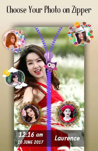 Play City Night Zipper Lock Screen as an online game City Night Zipper Lock Screen with UptoPlay