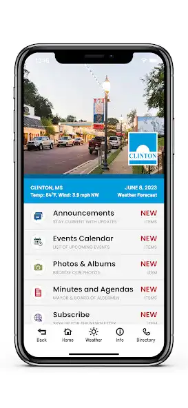 Play City of Clinton, MS as an online game City of Clinton, MS with UptoPlay