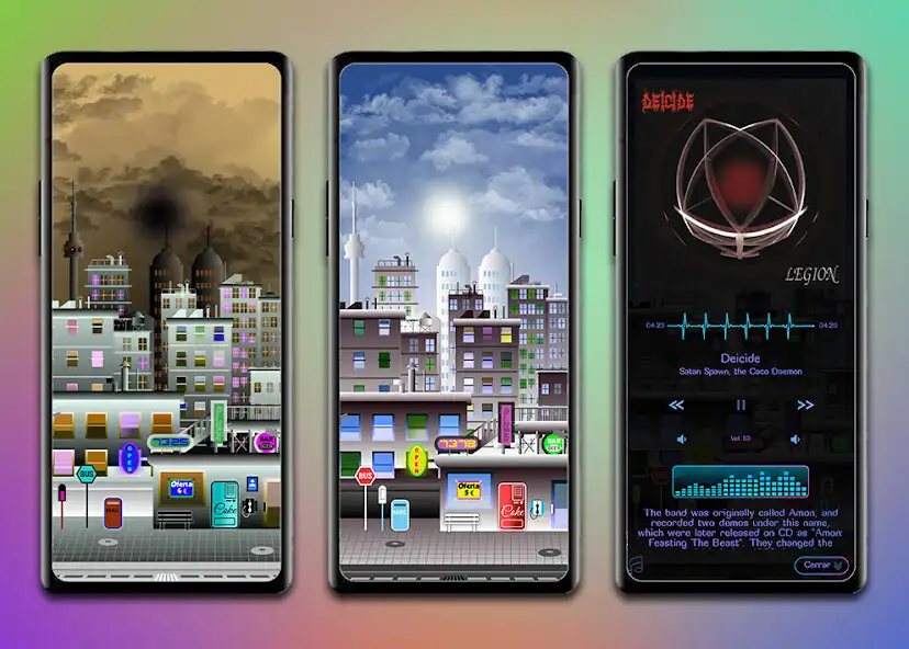 Play City Of Shapes 2 KLWP Pro as an online game City Of Shapes 2 KLWP Pro with UptoPlay