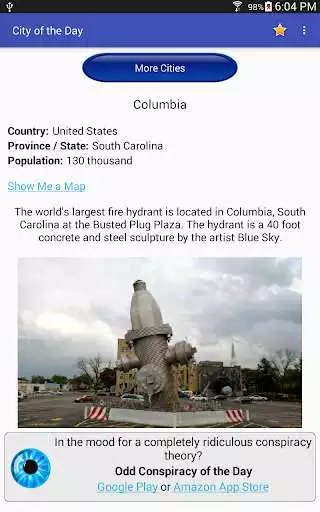 Play City of the Day as an online game City of the Day with UptoPlay