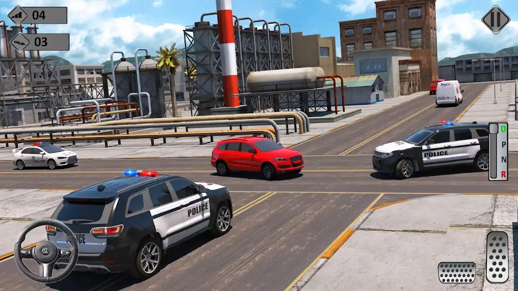 Play City Police Car Drive 3d Game as an online game City Police Car Drive 3d Game with UptoPlay