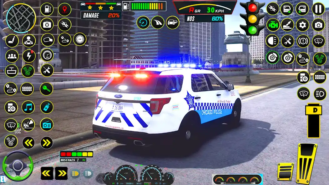 Play City Police Car Driving Games as an online game City Police Car Driving Games with UptoPlay