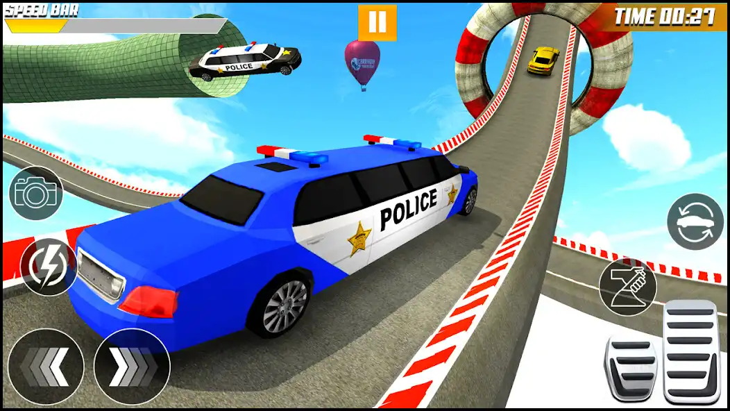 Play City Police Limo Car Stunt: GT Racing Stunts as an online game City Police Limo Car Stunt: GT Racing Stunts with UptoPlay