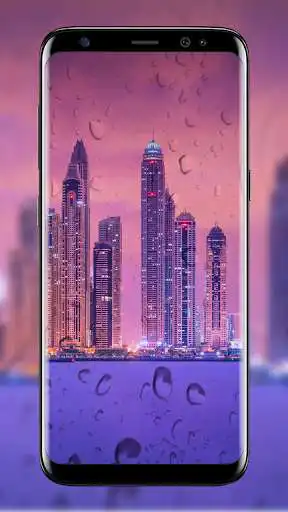 Play City Rain live wallpaper as an online game City Rain live wallpaper with UptoPlay