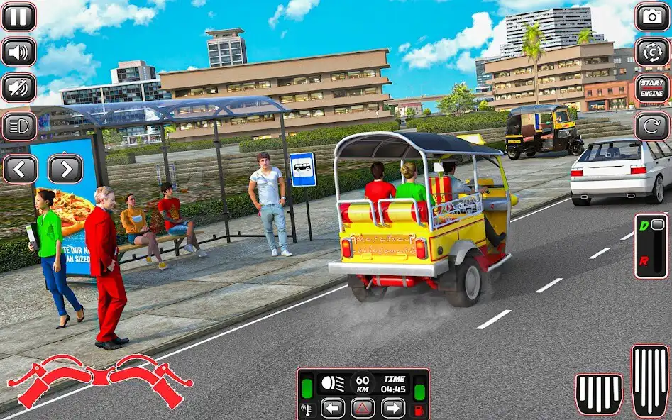 Play City Rickshaw Driving Games as an online game City Rickshaw Driving Games with UptoPlay