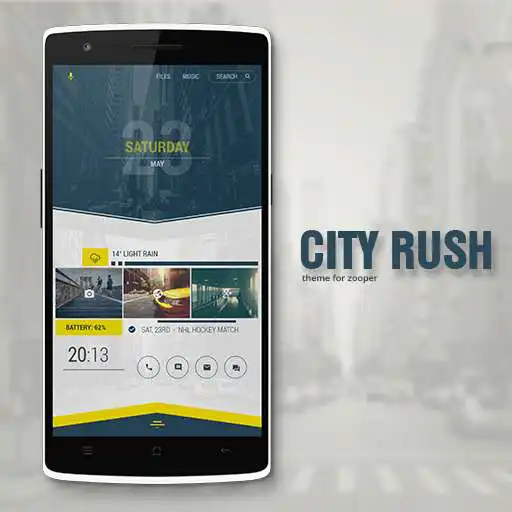 Play City Rush Theme for Zooper APK Play City Rush Theme for Zooper APK