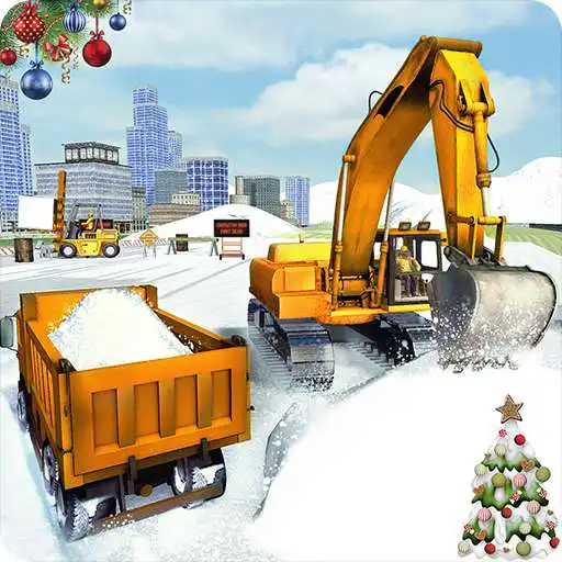 Run free android online City Snow Excavator Simulator Machine APK