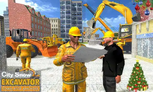 Play APK City Snow Excavator Simulator Machine  and enjoy City Snow Excavator Simulator Machine with UptoPlay com.gamerstech.snowheavy.excavator.simulator.driveandtransport