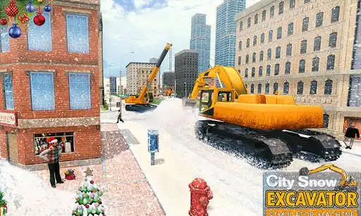Play APK City Snow Excavator Simulator Machine  and enjoy City Snow Excavator Simulator Machine with UptoPlay com.gamerstech.snowheavy.excavator.simulator.driveandtransport