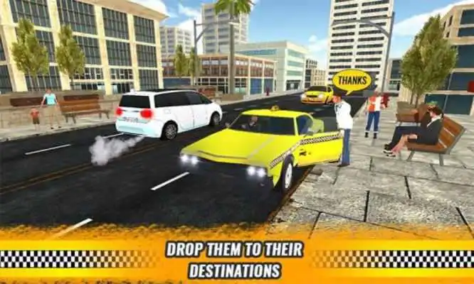 Play City Taxi Driver Crazy Rush: Modern Cab Simulator