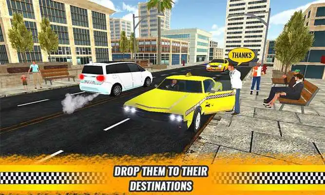 Play City Taxi Driver Crazy Rush: Modern Cab Simulator