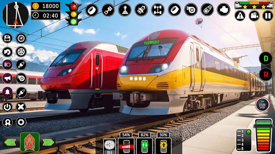 Play City Train Game: Train Driving  and enjoy City Train Game: Train Driving with UptoPlay