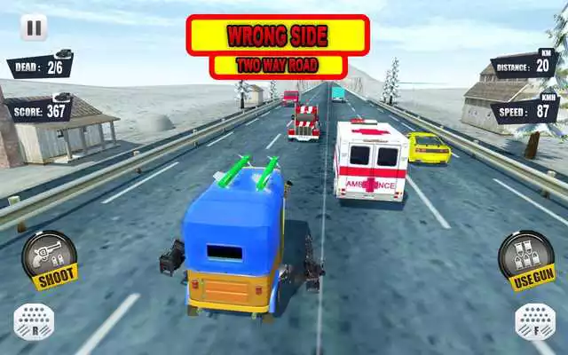 Play City Tuk Tuk Auto Rickshaw Gun Fighter