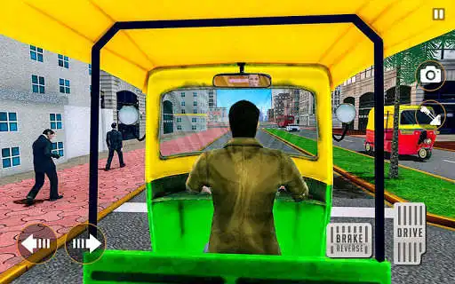 Play City Tuk Tuk Rickshaw Driver 2019 as an online game City Tuk Tuk Rickshaw Driver 2019 with UptoPlay