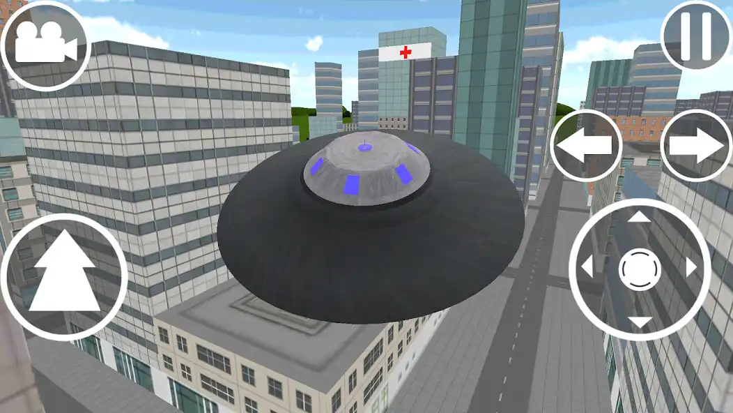 Play City UFO Simulator as an online game City UFO Simulator with UptoPlay