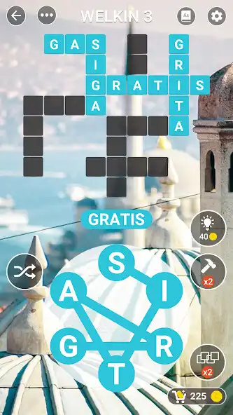 Play Ciudad de Palabras: Crucigrama as an online game Ciudad de Palabras: Crucigrama with UptoPlay