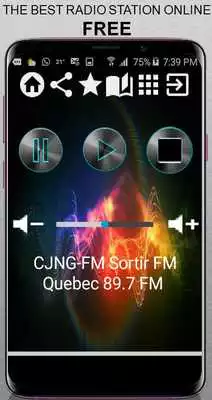 Play CJNG-FM Sortir FM Quebec 89.7 FM
