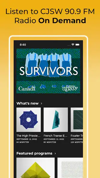 Play CJSW Radio  and enjoy CJSW Radio with UptoPlay