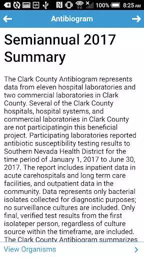 Play Clark County NV Antibiogram