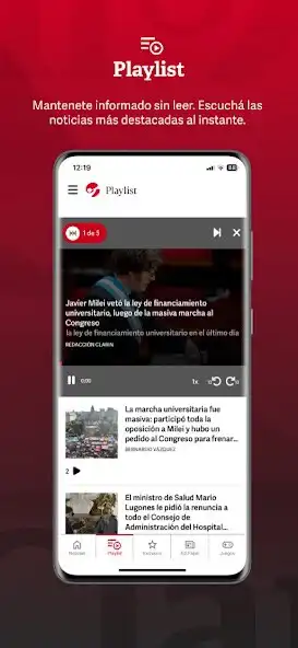 Play Clarín  and enjoy Clarín with UptoPlay