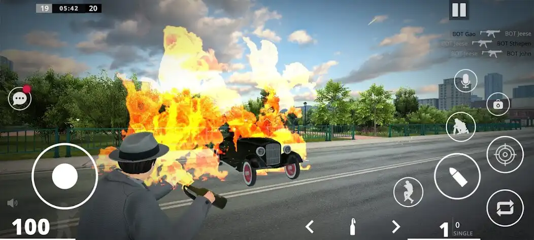 Play Clash Gangster Mafia : Online as an online game Clash Gangster Mafia : Online with UptoPlay