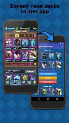 Play Clash Royale deck manager