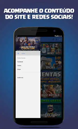 Play Clash Royale Dicas e Wiki as an online game Clash Royale Dicas e Wiki with UptoPlay