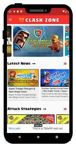 Play CLASH ZONE - Free Base Layouts Link as an online game CLASH ZONE - Free Base Layouts Link with UptoPlay