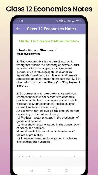 Play Class 12 Economics Notes as an online game Class 12 Economics Notes with UptoPlay