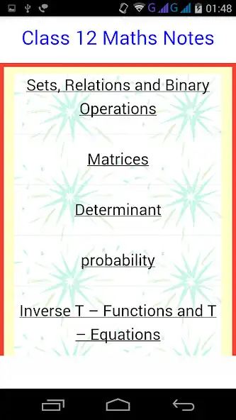 Play Class 12 Maths Notes  and enjoy Class 12 Maths Notes with UptoPlay