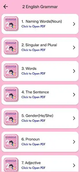 Play Class 2 English Grammar Book as an online game Class 2 English Grammar Book with UptoPlay