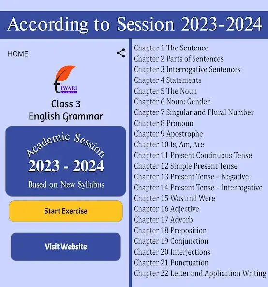 Play Class 3 English Grammar Book  and enjoy Class 3 English Grammar Book with UptoPlay